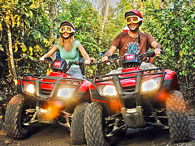 Cozumel ATV Snorkel Tour to discover Cozumel Mayan ruins with a COzumel ATV Adventure