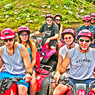 cozumel atv and snorkel tour to the best cozumel reefs and atv jungle adventure tour to Cozumel mayan ruins