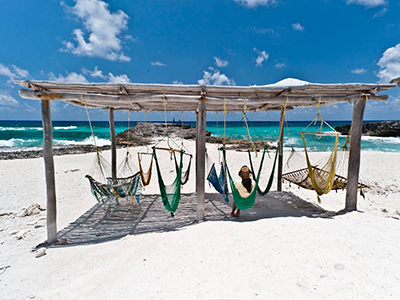 Cozumel Jeep and Snorkel Tour to Punta Sur Park to snorkel from the beach in Cozumel 